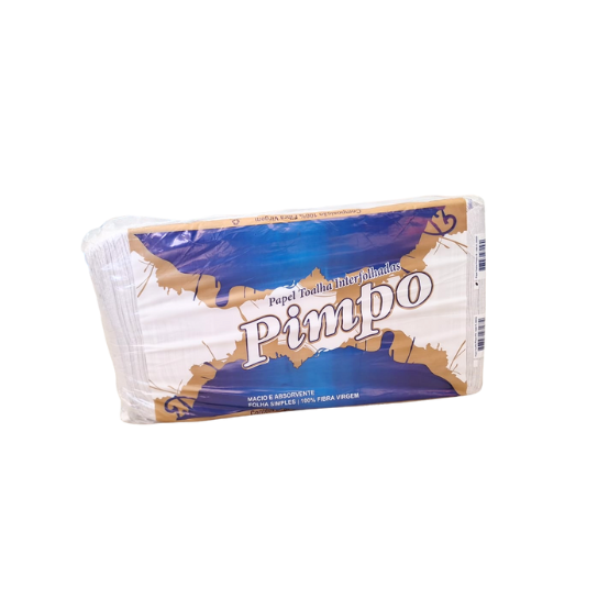 Papel toalha Interfolhado 1000 folhas - Pimpo
