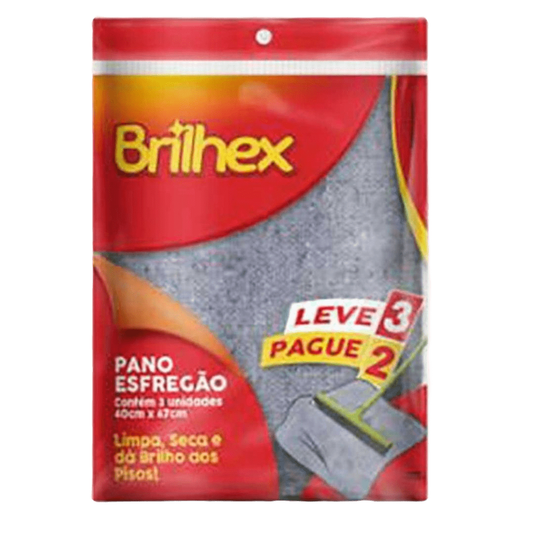 Pano Esfregão Leve 3 Pague 2 - Brilhex