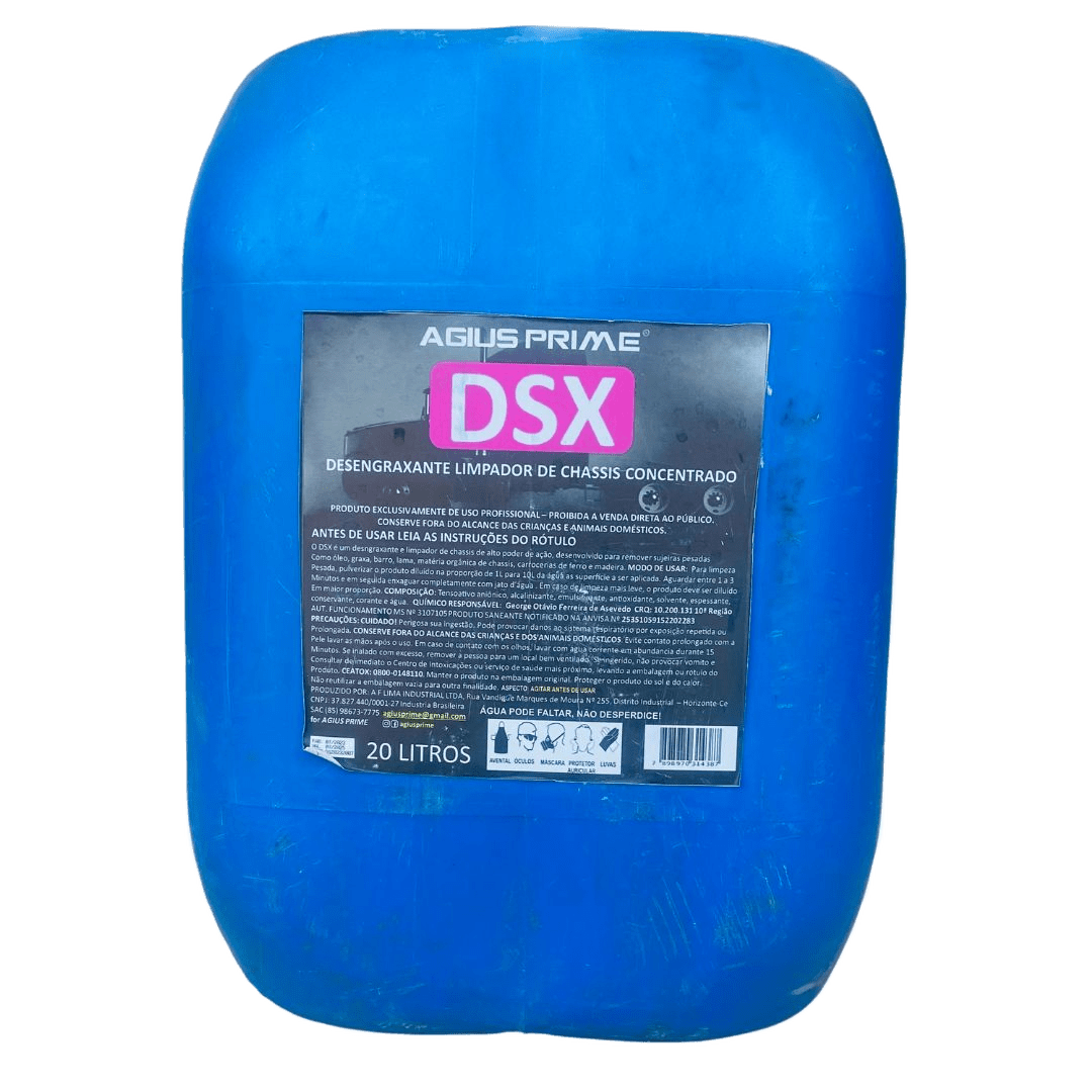 Desengraxante Limpador de Chassis Concentrado - DSX - 20 Litros